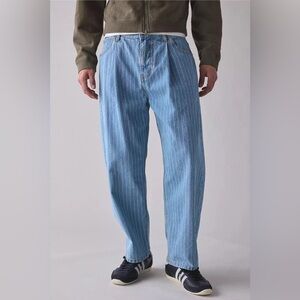 Men's Blue Striped Pants